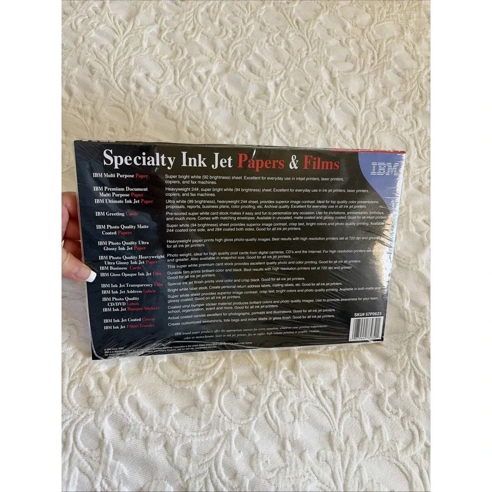 IBM Heavyweight Ultra-Glossy Photo Paper New 200 sheets  4 Packs 4
